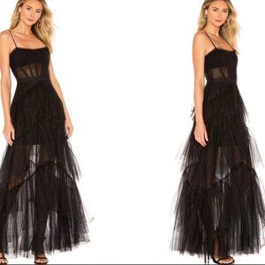 BCBG MaxAzria Tulle Corset Essential Dress